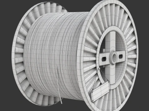 Carretel de fio de cobre Modelo 3D