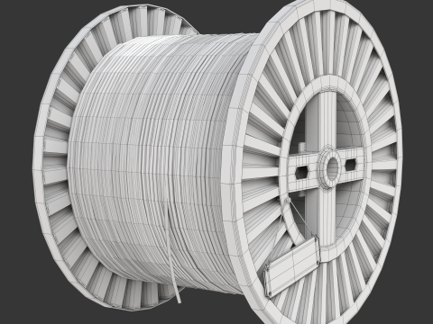 Copper Wire Spool Modelo 3D
