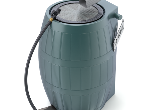 Rain Barrel 3D 模型