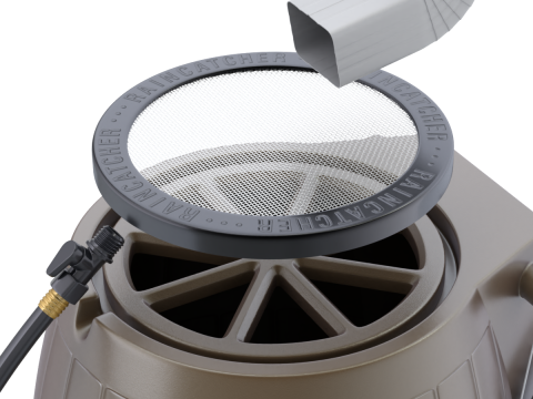 Rain Barrel Model 3D