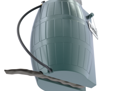 Rain Barrel Model 3D