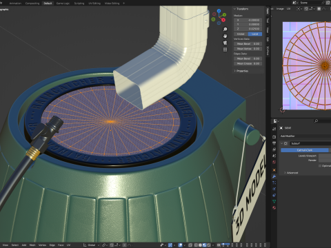 Rain Barrel Model 3D