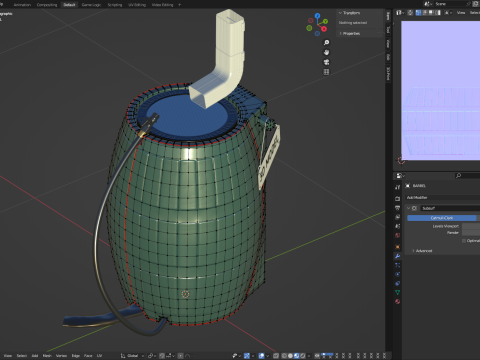 Rain Barrel Model 3D