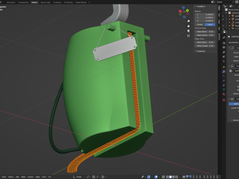 Rain Barrel Model 3D