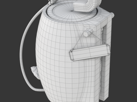 Rain Barrel Model 3D