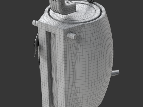 Rain Barrel Model 3D