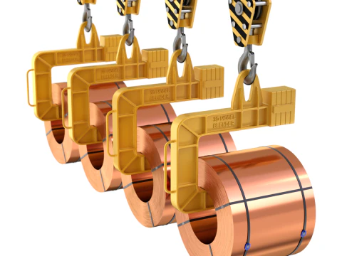 Coil Lifter with Copper Coil 3D Model