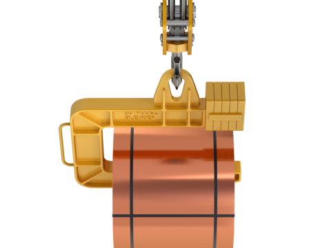 Coil Lifter with Copper Coil 3D-Modell
