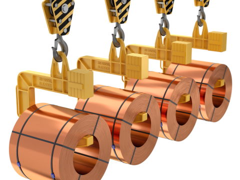 Coil Lifter with Copper Coil 3D-Modell