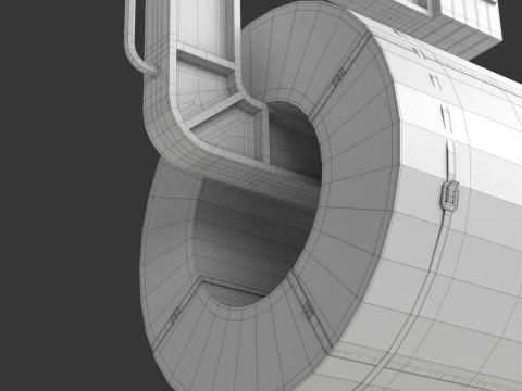 Coil Lifter with Copper Coil 3D-Modell