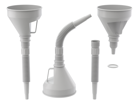 Fuel Funnel Modelo 3D