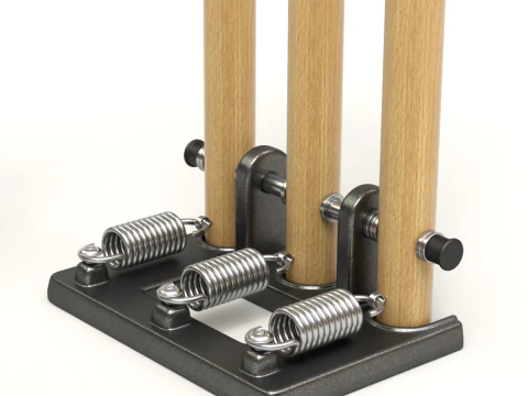 Cricket-Set 3D Modell