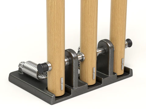 Cricket-Set 3D Modell