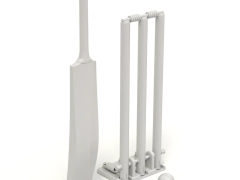 Cricket-Set 3D Modell