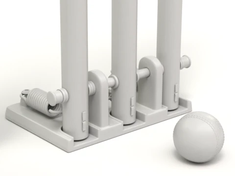 Cricket-Set 3D Modell