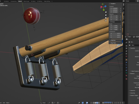 Cricket Set Modèle 3D