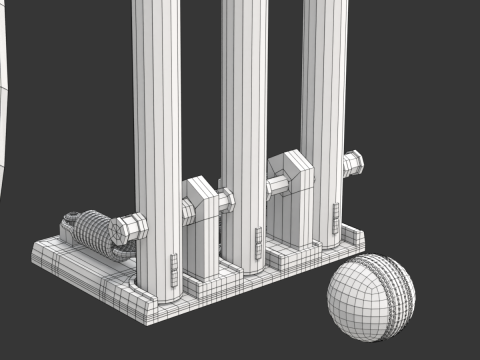 Cricket Set Modèle 3D