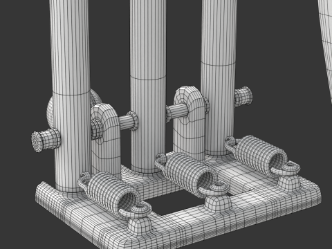 Cricket Set Modèle 3D