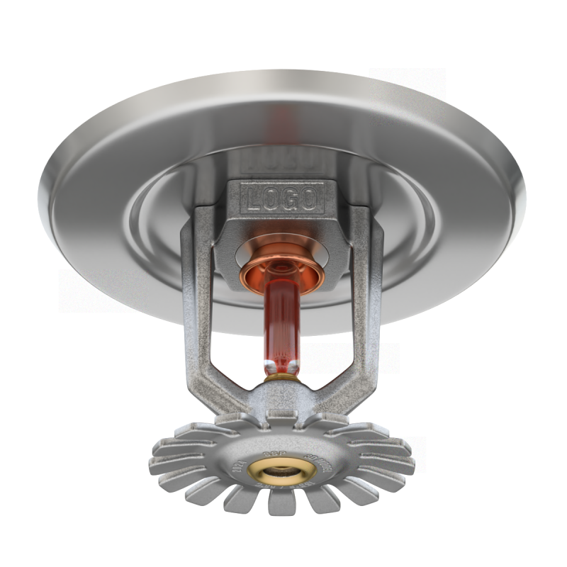 Fire Sprinkler Model 3D .c4d .max .obj .3ds .fbx .stl .blend 
