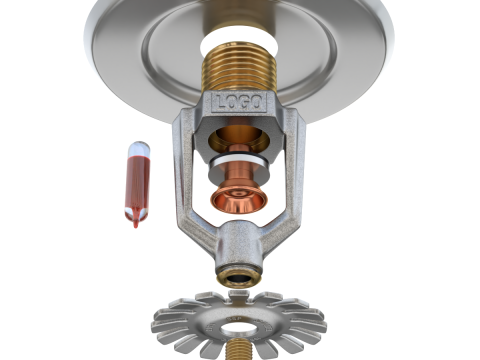 Fire Sprinkler Model 3D