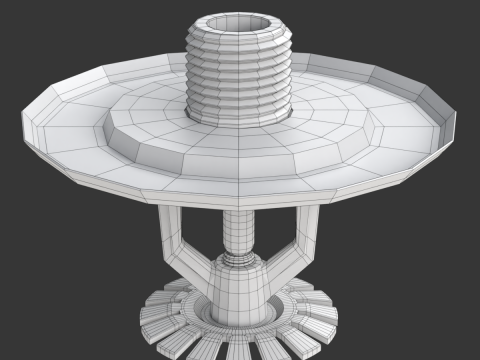 Fire Sprinkler Model 3D