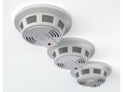 Smoke Detector 3D Model