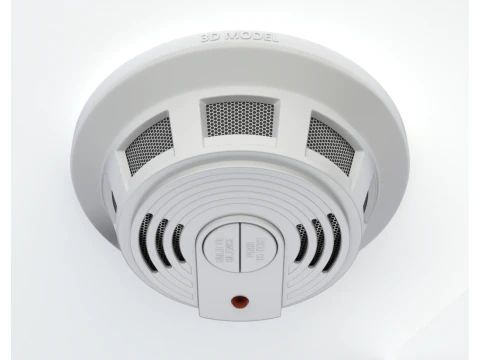 Smoke Detector 3D Model