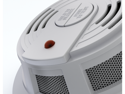 Smoke Detector Modelo 3D