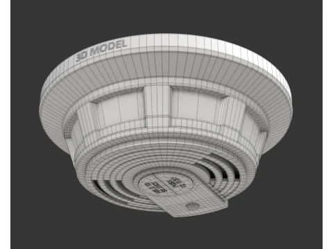 Smoke Detector 3D Model