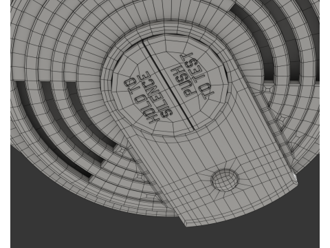 Smoke Detector Modelo 3D