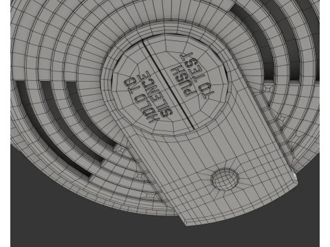 Smoke Detector 3D Model