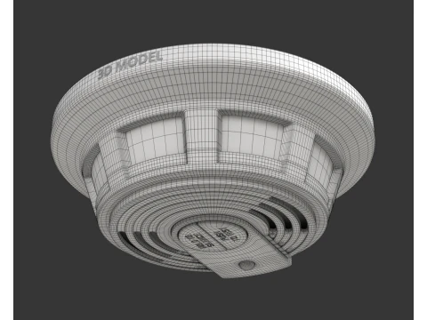 Smoke Detector 3D Model