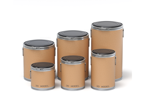 Fiber Drum 3D Model