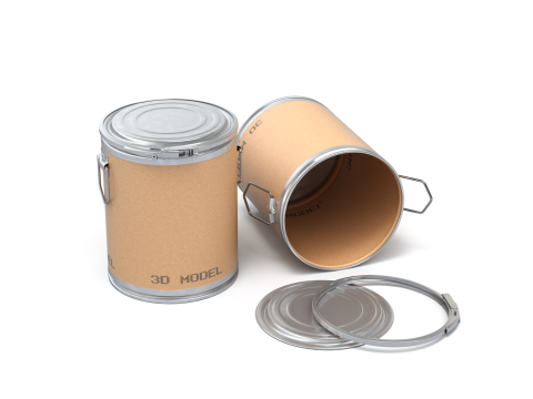 Fiber Drum 3D Model