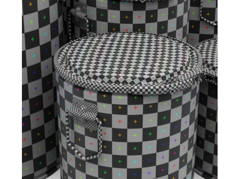 Fiber Drum 3D Model