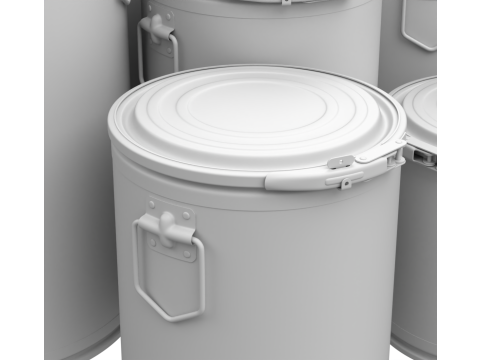 Fiber Drum 3D Model