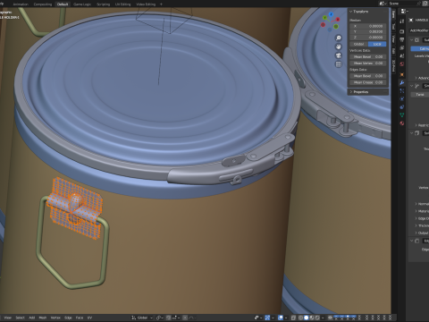 Fiber Drum 3D Model