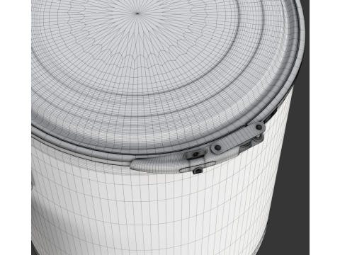 Fiber Drum 3D Model