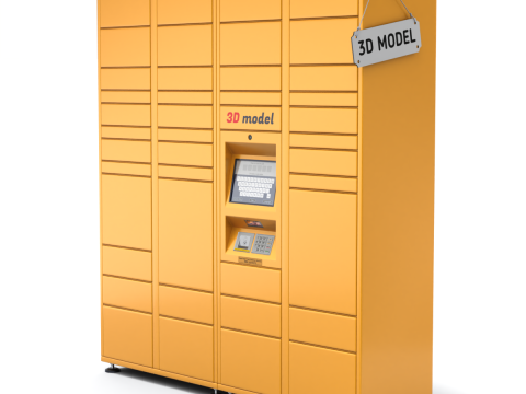 Parcel Locker 3D Модель
