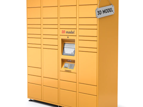 Arm&aacute;rio de encomendas Modelo 3D