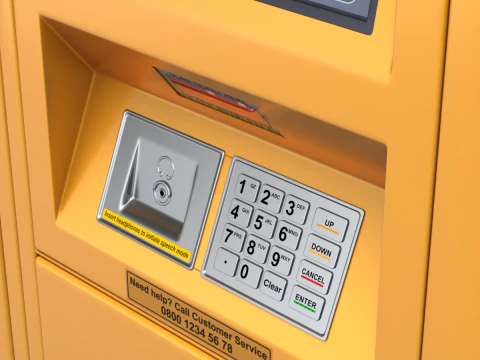 Loker Paket Model 3D