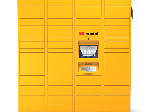 Parcel Locker 3D-Modell