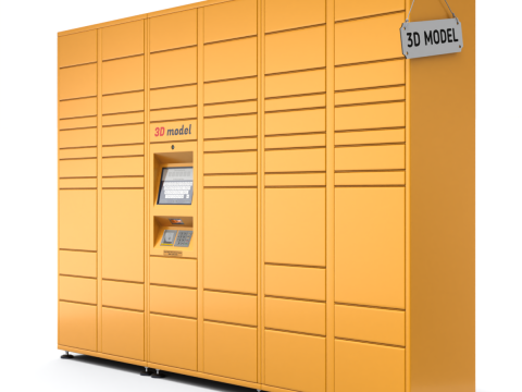 Parcel Locker 3D-Modell