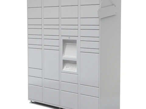 Loker Paket Model 3D