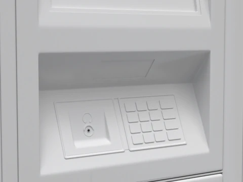 Loker Paket Model 3D