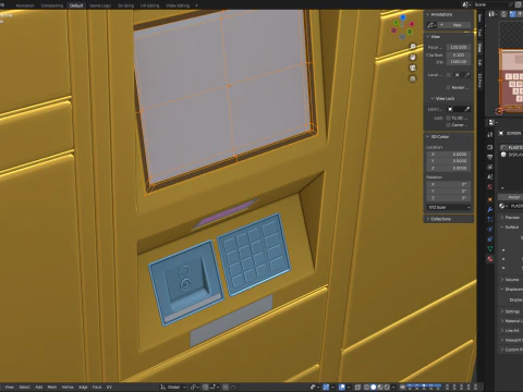 Loker Paket Model 3D