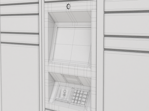 Parcel Locker 3D-Modell