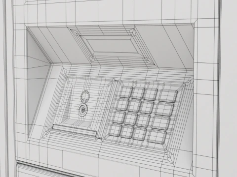 Loker Paket Model 3D