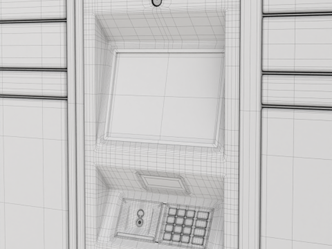 Parcel Locker 3D-Modell