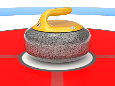 Curling Stone 3D-Modell